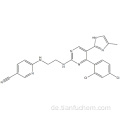 3-Pyridincarbonitril, 6 - [[2 - [[4- (2,4-Dichlorphenyl) -5- (5-methyl-1H-imidazol-2-yl) -2-pyrimidinyl] amino] ethyl] amino] CAS 252917-06-9